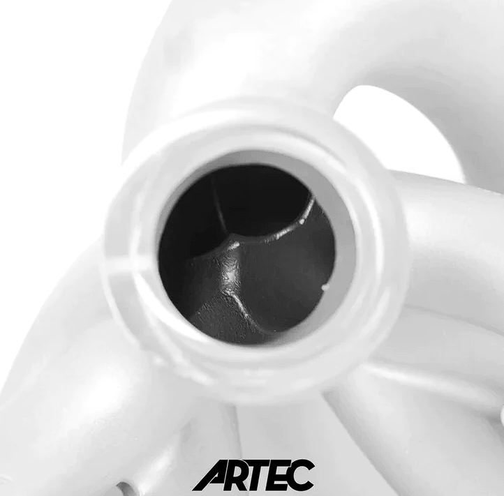 ARTEC 1JZ-GTE VVTI High Mount Turbo Exhaust Manifold close v-band