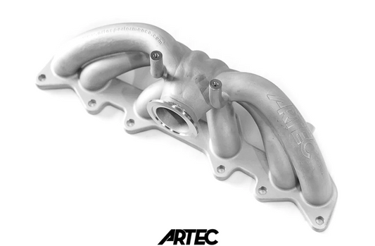 ARTEC 1JZ-GTE VVTI Low Mount Turbo Manifold V-Band side angle full