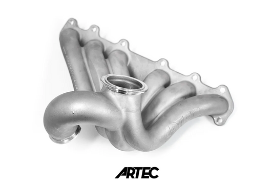 ARTEC 2JZ-GTE Turbo Single Gate Exhaust Manifold 70mm front close