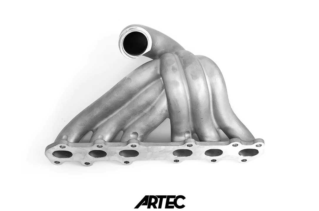 ARTEC 2JZ-GTE Turbo Single Gate Exhaust Manifold 70mm back bottom