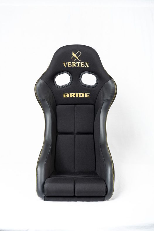 vertex bride bucket seat black front full